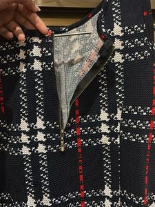 Chic Plaid Peplum Top