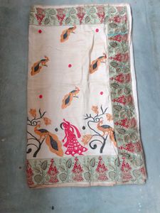 Motka Silk Hand Embroidery Saree