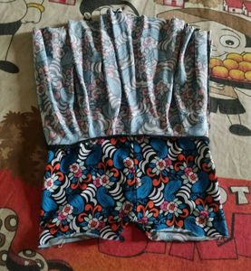 Floral Skirt with Inner Shorts Attached