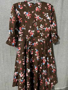 Floral Print Midi Dress