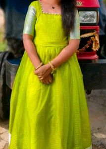 Light Green Organza Gown