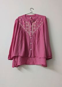 Pink A-Line High-low top