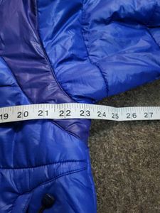 Blue North Face Puffer Jacket