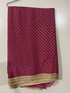Elegant Pink Saree