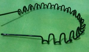 Zig zag Wave Hair Band For Man &amp; Women. Fashionable Best Quality Hair Band (Black) (Pack of 1) .Country of Origin : IndiaMore Information