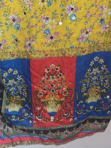 Colorful Dupatta with Mirror Work