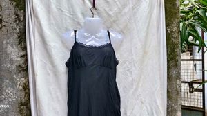 17139. Black Cami Slip Dress