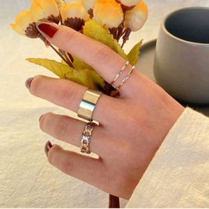 Silver & Gold Ring Set