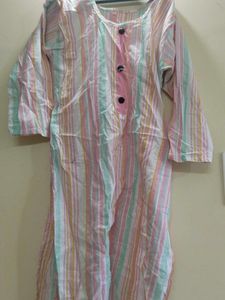 Striped Cotton Kurta