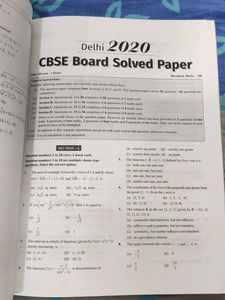 11 Years Cbse Class 12 Maths Solved Papers