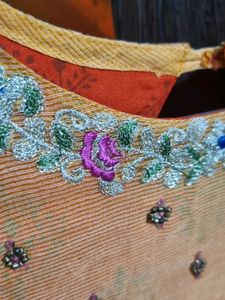 Orange Anarkali