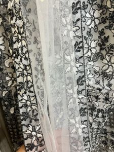 Black White Lehenga Set