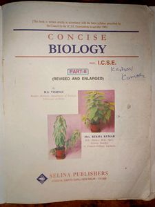Selina Concise Biology for Class 10 ICSE