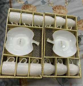 Sale-2 Beautiful Set Of Apple Shape Platter & Cups