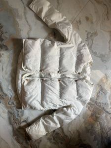 white puffer jacket