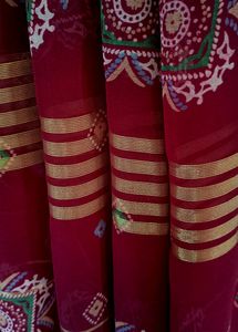 (12) Very Beautiful Saree With Blouse