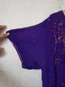 Elegant Purple Kurta Set