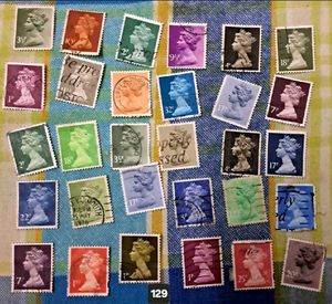 Vintage India Postage Stamps