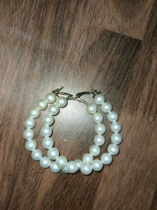 Pearl Hoop Earrings