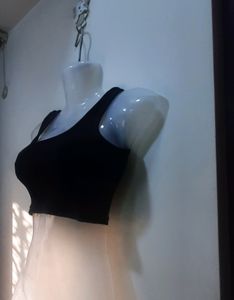 Black Crop Top
