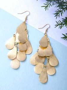 Metallic Chandelier Earrings