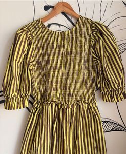 Damson Madder Pinstripe Dress