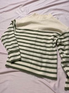 Striped Knit Sweater