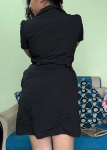 Black Classic Mini Dress Formal wear🖤❤️‍🔥