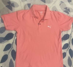 puma original beautiful pink polo T-shirt