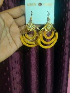Golden Hoop Earrings