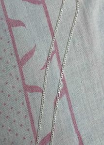 Real Silver Link Ring Chain