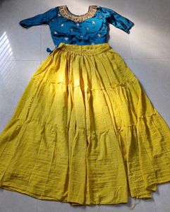 Yellow Lehenga Choli Set