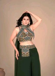 INDOWESTERN HALDI OUTFIT( ATTACHED POCKET)