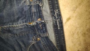 Distressed Dark Wash Jeans