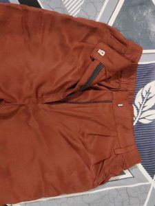 Brown Straight Leg Pants