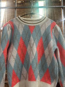 Argyle Pattern Sweater