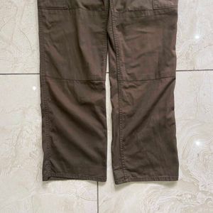 Brown Cargo Straight Fit