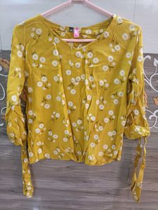 Yellow Color Top