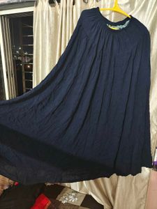 Elegant Navy Blue Skirt