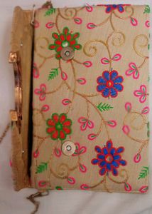 Hand Embroidery Clutch Bag, Unique Accessories!