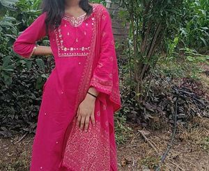 Pink Kurta Set