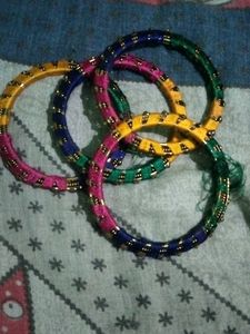 Colorful Silk Thread Bangles