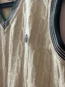 Vintage Cable Knit Sweater Vest