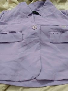 Stylish Purple Blazer