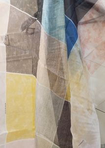Pure morden organza material use for dress desiner