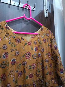 Floral Print Kurta
