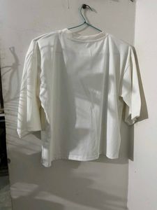 Graphic Print Tee shirt women 🤍💙🩵