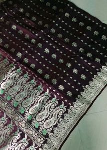 Beautiful colour women pure banarasi saree