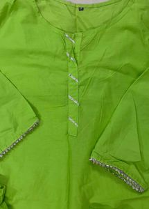 Lime Green Sharara Suit Set