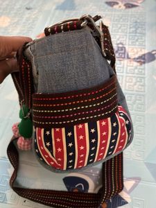 Denim Upcycled Backpack